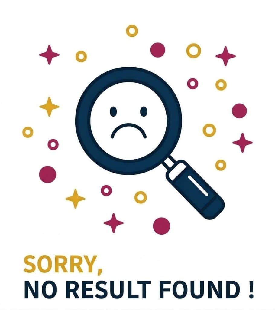 Sorry, no result found
